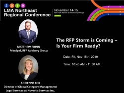 Matthew Prinn of RFP Advisory Group Selected to Speak at 2019 Legal Marketing Association Northeast Regional Conference