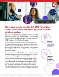 Organizations Running Data Analysis in Their Private Clouds Can Benefit from Current-Generation Dell EMC PowerEdge C6420 Server Nodes, Principled Technologies Finds