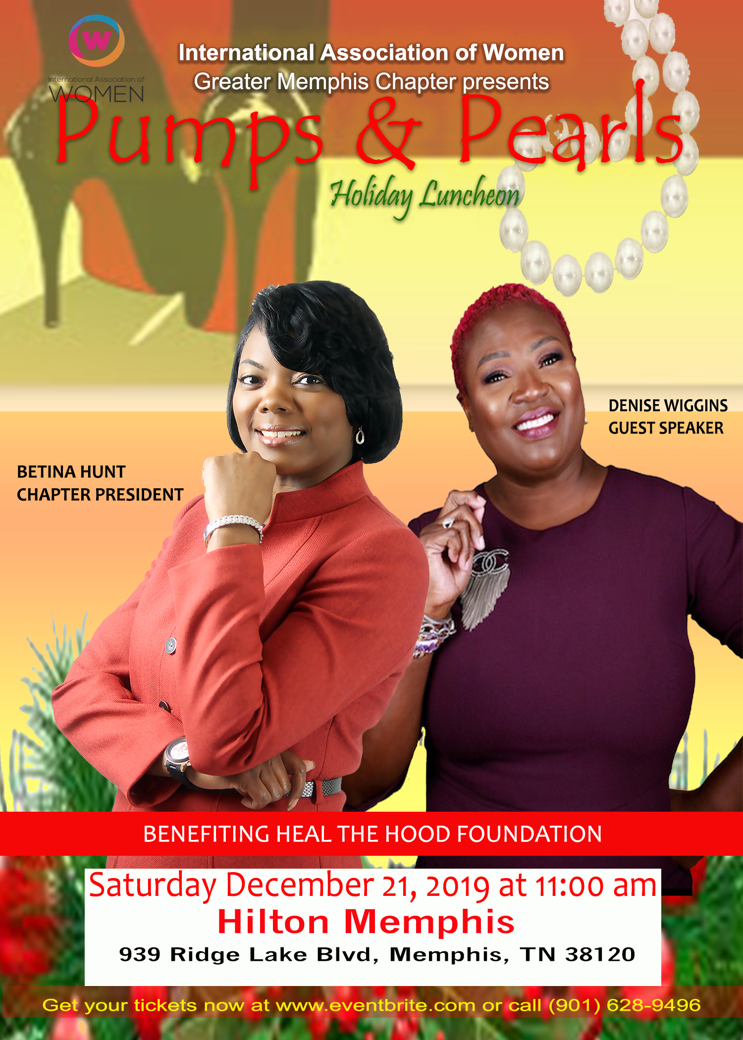 Greater Memphis Chapter of International Association of Women Pumps & Pearls Holiday Luncheon