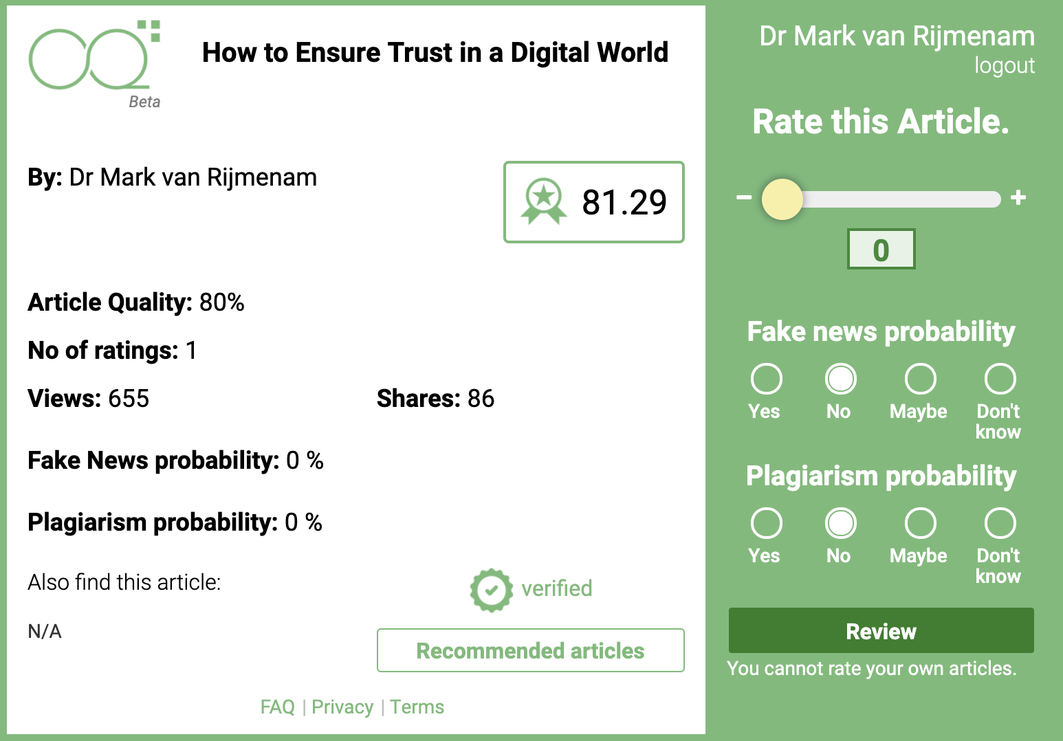 Datafloq Launches New Initiative to Fight Fake News