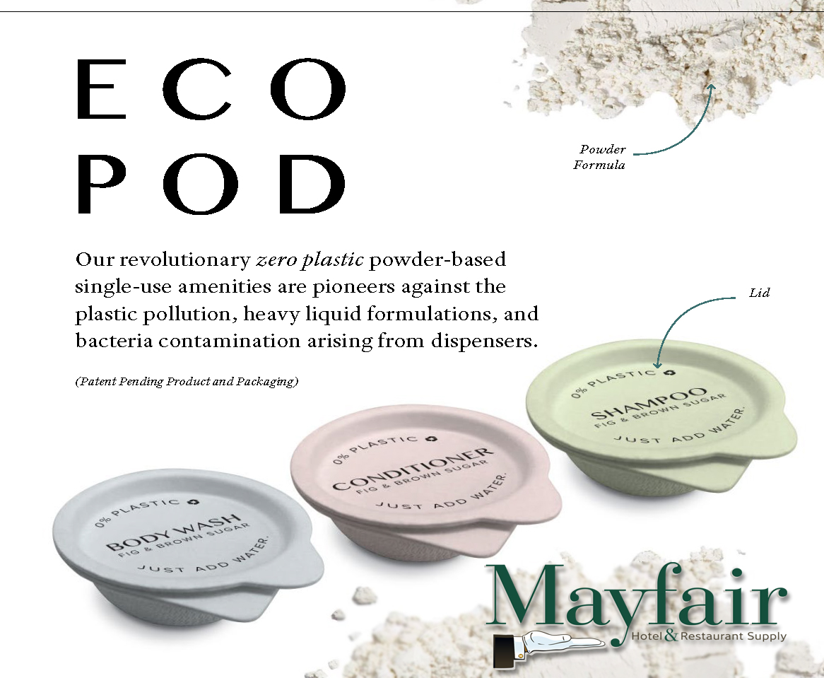 New Amenity Type is Single Use, Powder Based, in Compostable