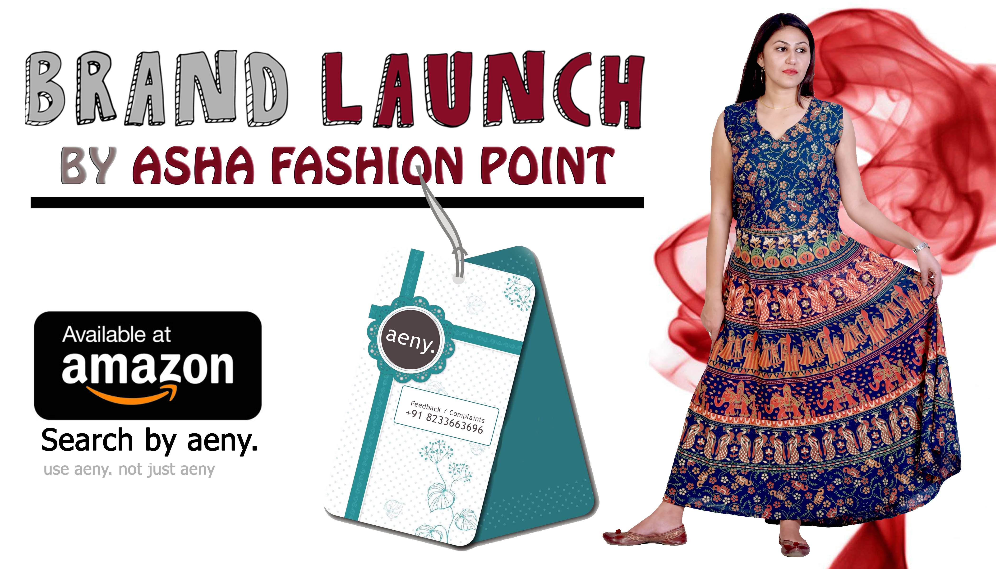 Asha Fashion Point in Jaipur Has Launched a New Brand AENY. to Introduce Rajasthani Avtaar Maxi Dresses