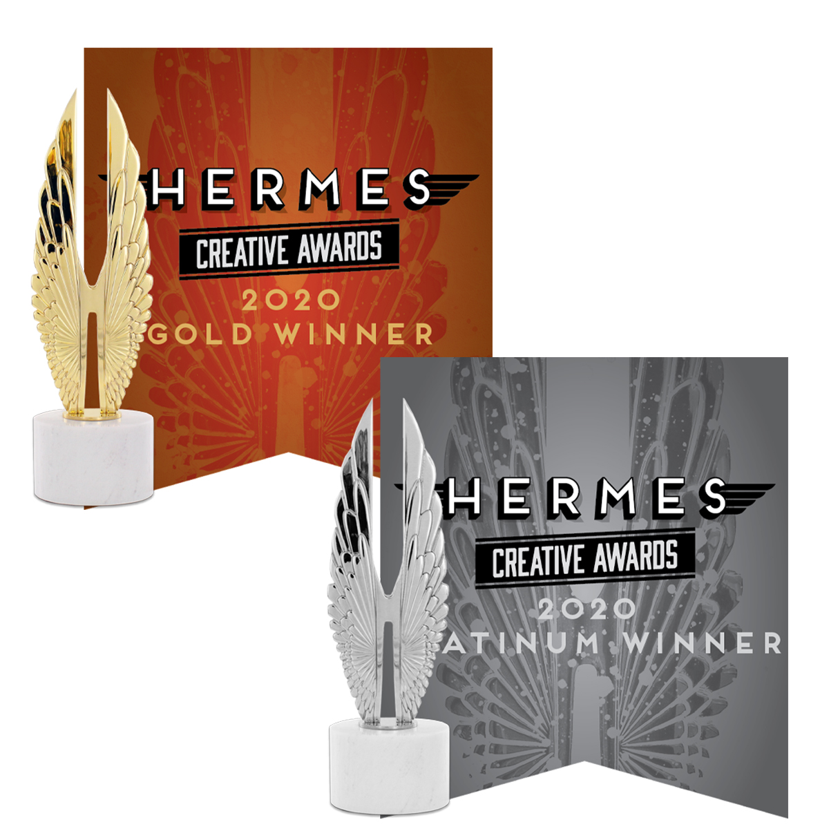 Visibly Connected Wins Platinum & Gold Hermes Creative Awards for Web Design
