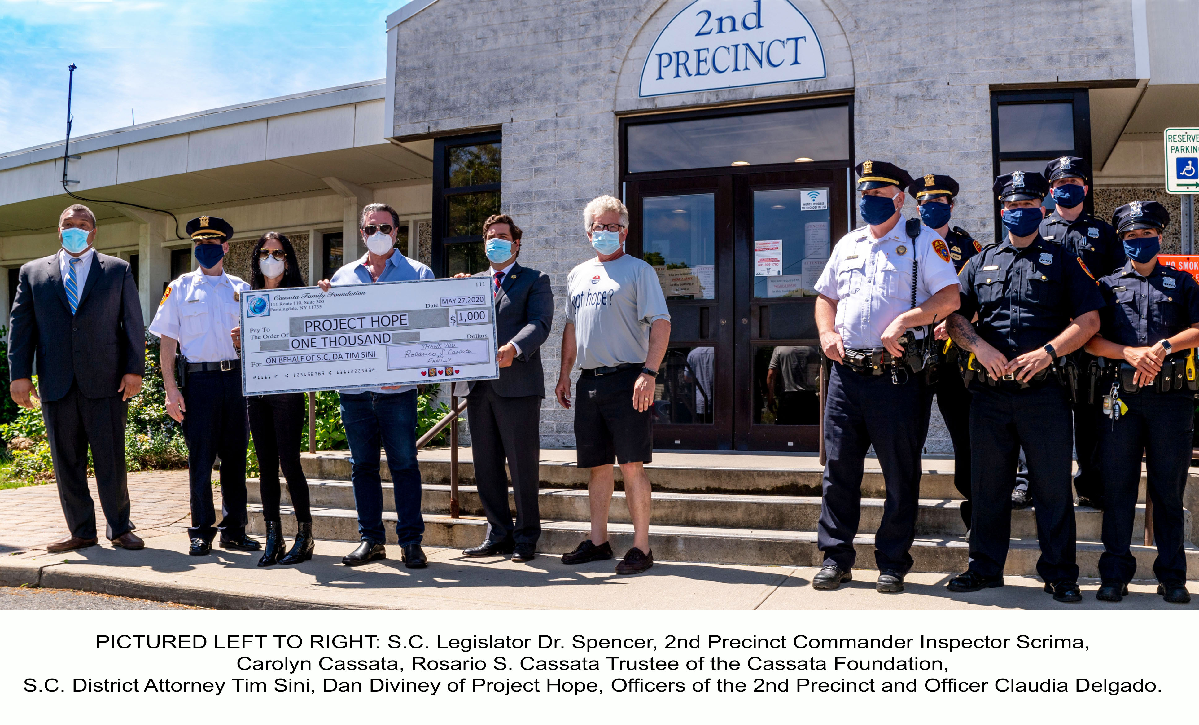 The Cassata Foundation Gives Supports Local Businesses and Suffolk County Police Department
