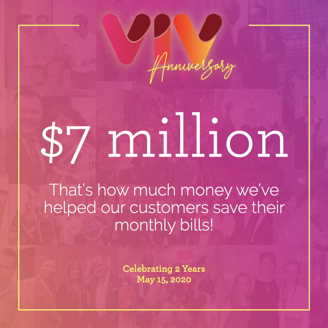 Viv Reaches $7 Million in Customer Savings as It Closes Its Second Year of Business