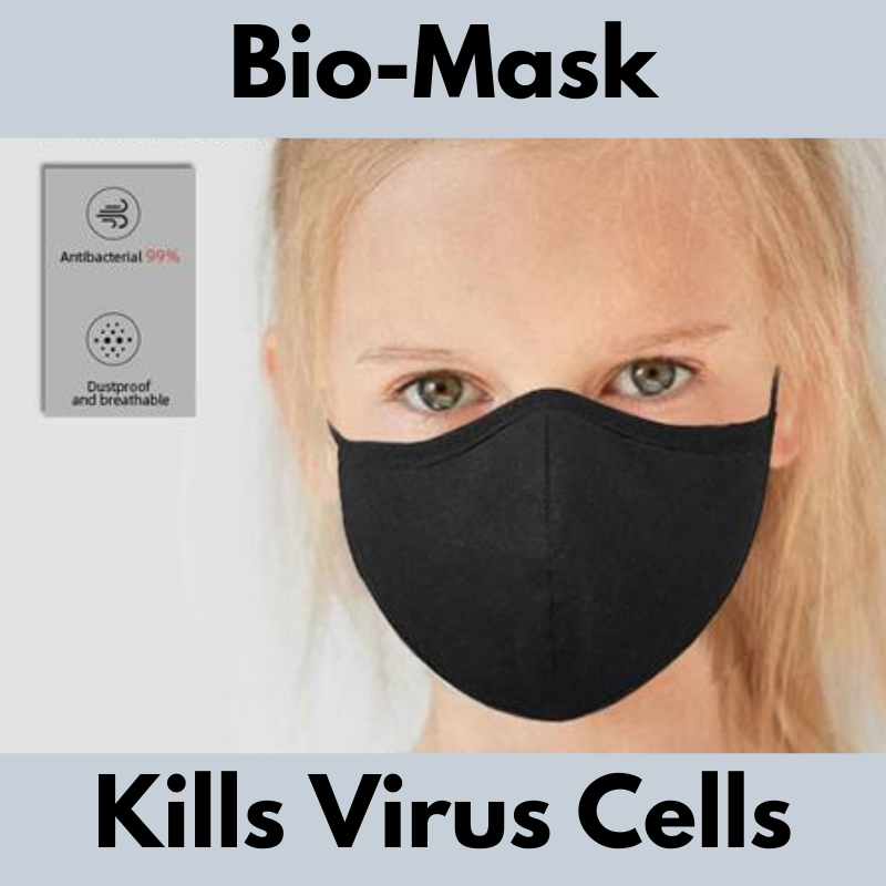 Good News Warehouse Just Unveiled the New Bio-Mask; Bio Mask is the Only Washable and Reusable Face Mask with a Bacteria Killing Silver Ion Filter.