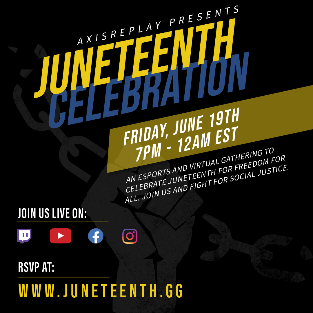 Esports Communities Celebrate Juneteenth to Take Action for Social Justice