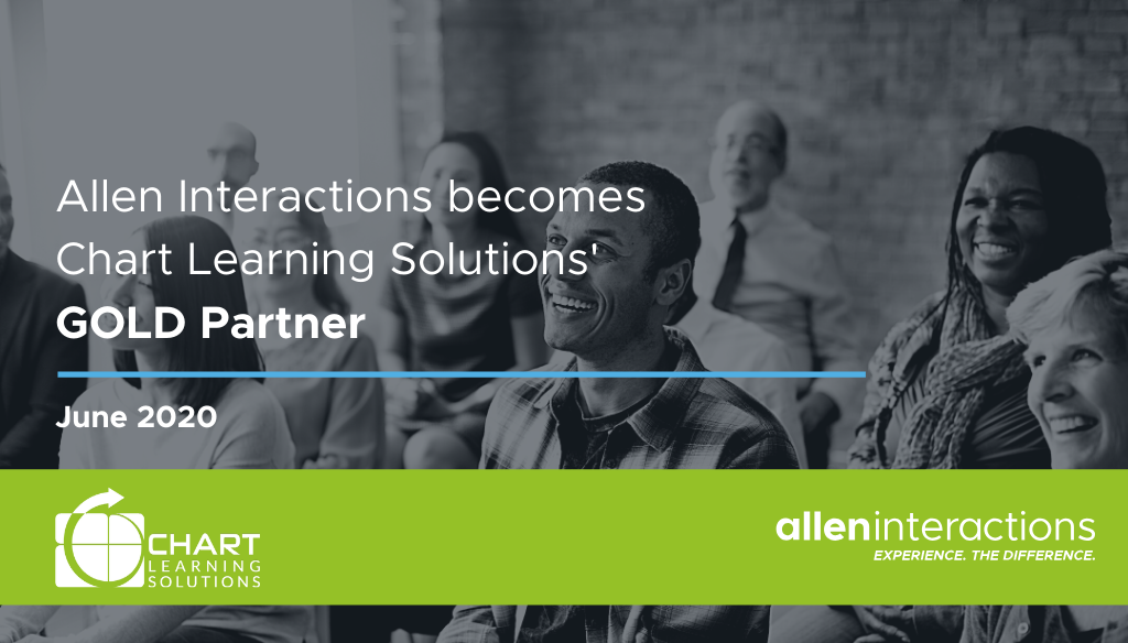 Allen Interactions Inc. Becomes Chart Learning Solutions' Gold Partner, First to Offer Off-the-Shelf Customization Services