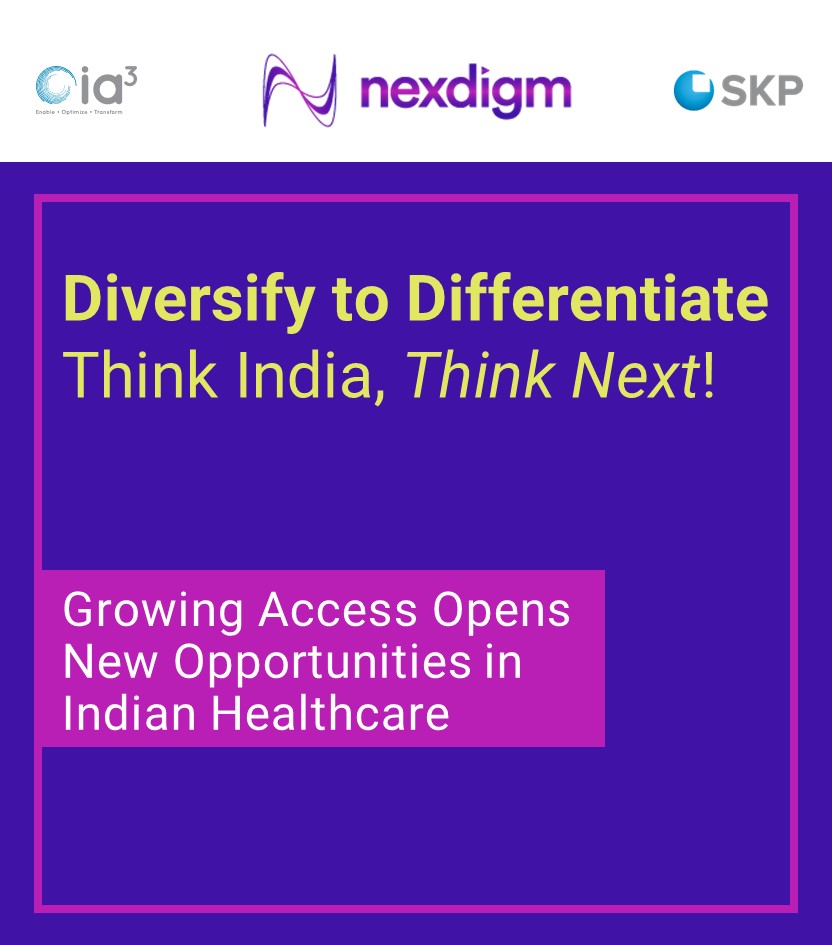 Senior Healthcare Policy and Industry Experts Explore Opportunities in the Indian Healthcare Sector, in the Webinar Hosted by Nexdigm