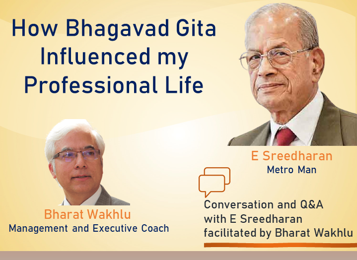 Metro Man Dr. E Sreedharan to Speak at the 4th Global Bhagavad Gita Convention 2020