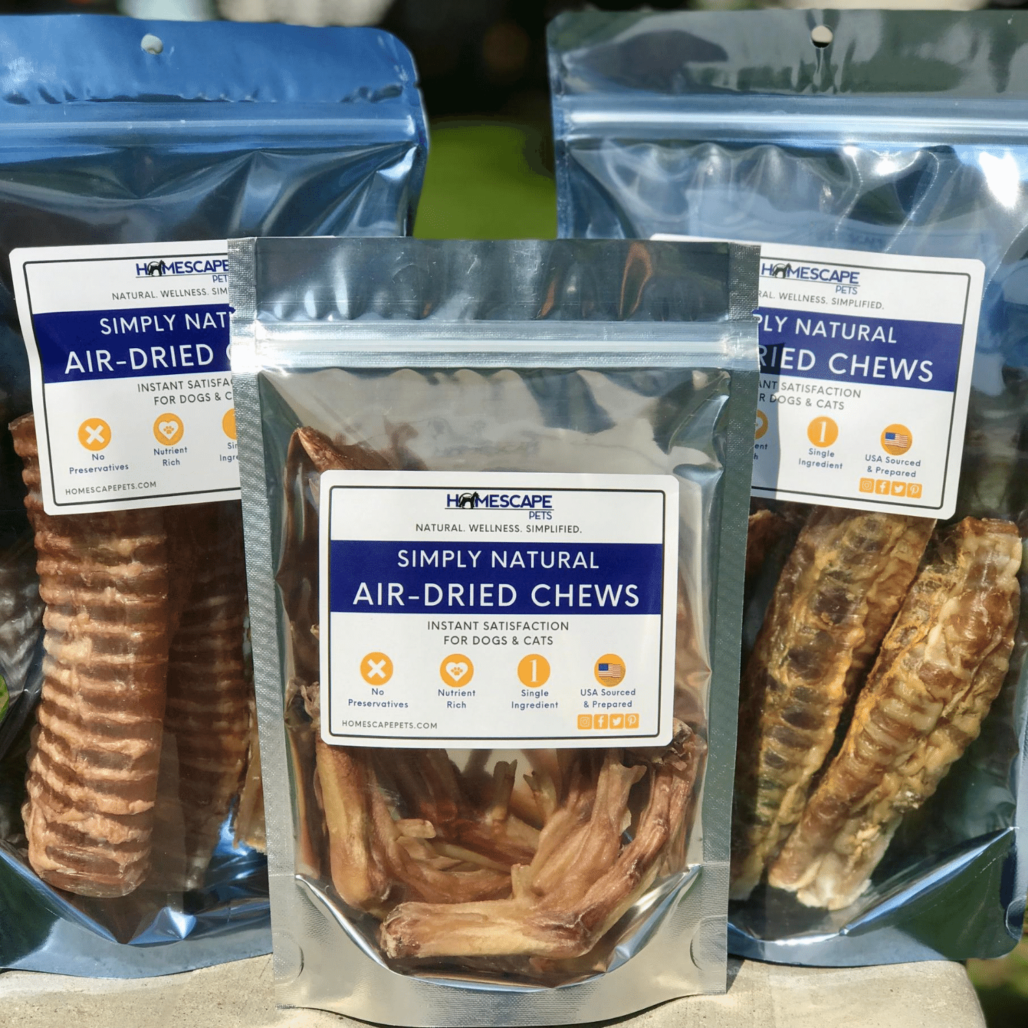 Homescape Pets Expands Wellness Line to Include Single Ingredient Air-Dried Chews for Dogs and Cats
