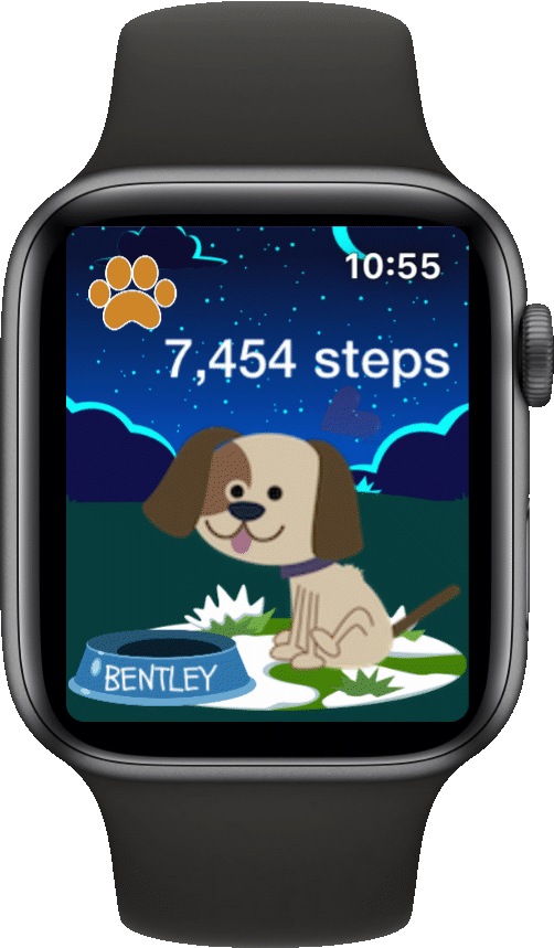 Puppy Walk, Virtual Pet Step Counter for Apple Watch