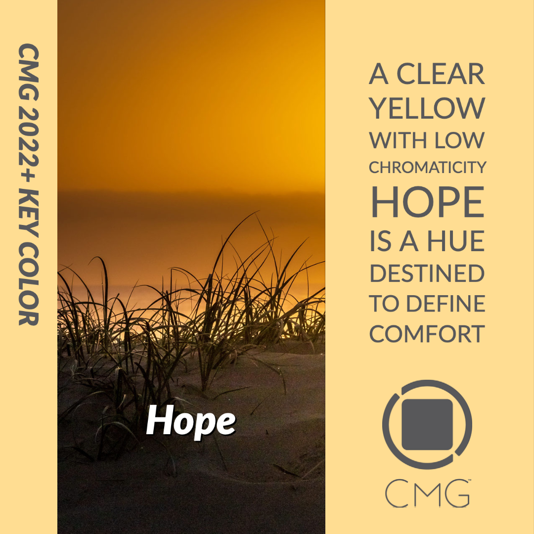 Color Marketing Group® Announces 2022+ Asia Pacific Key Color – Hope