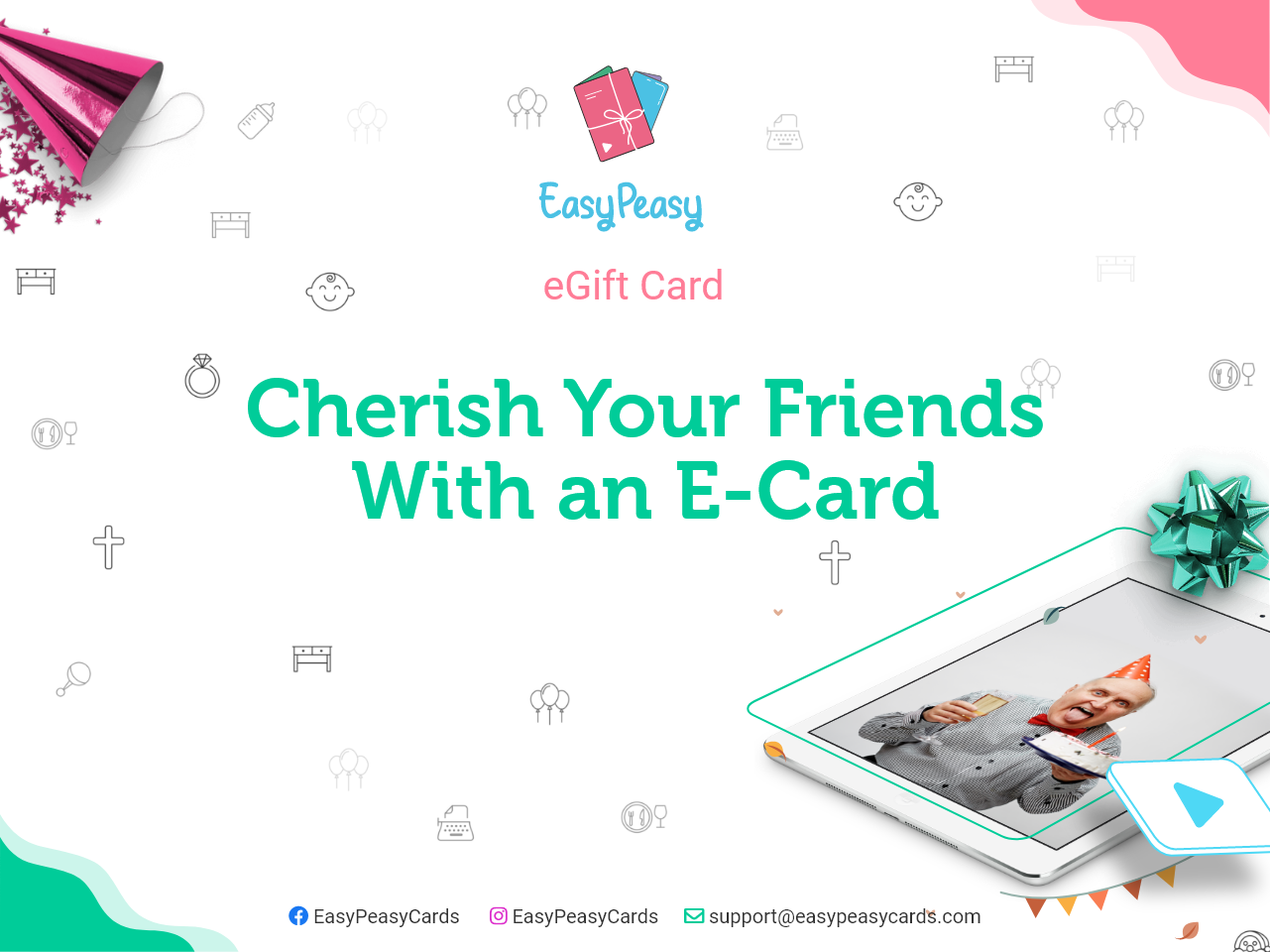 EasyPeasy is Not Grandma’s Greeting Card. Welcome to the 21st Century