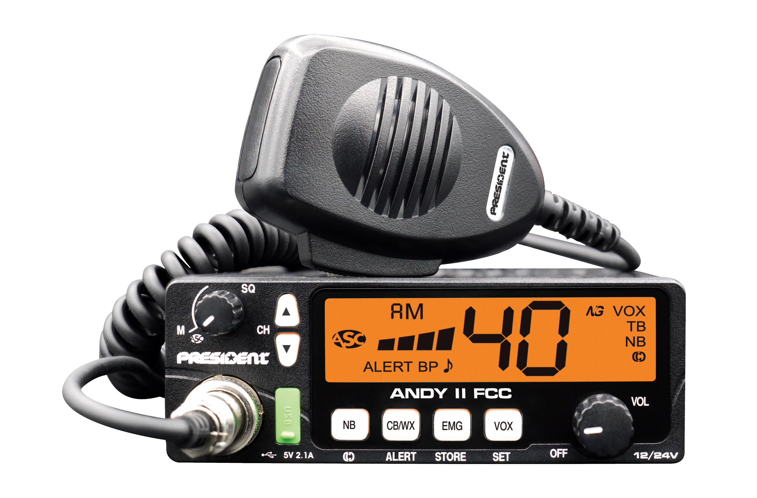 President Electronics USA Introduces the "ANDY II FCC" CB Radio