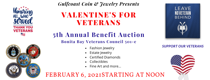 5th Annual Valentine’s For Veterans Benefit Auction