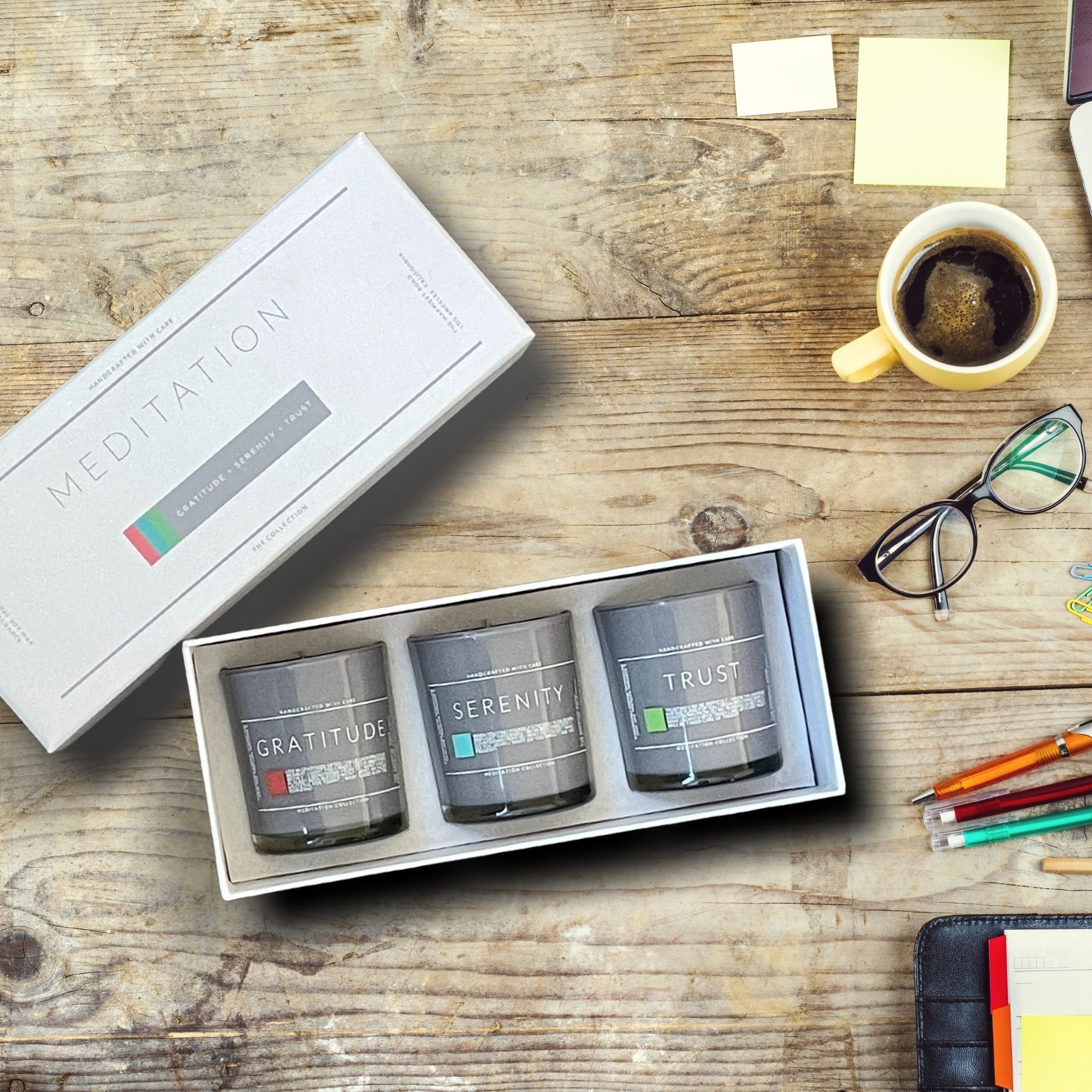 The Happiest Road Publishing Co. Announces Launch of Meditation Collection Candle Set