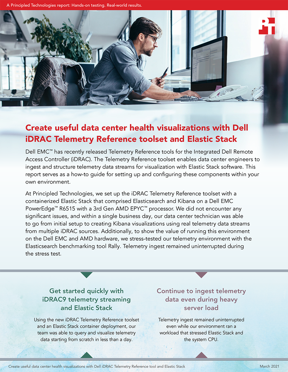 Principled Technologies' Setup Guide Shows How to Use the New Dell iDRAC9 Telemetry Reference Toolset with Elastic Stack