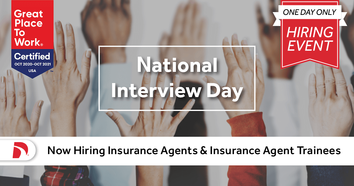 Direct Auto Set to Hire Over 100 Insurance Agents & Trainees for "National Interview Day" April 23