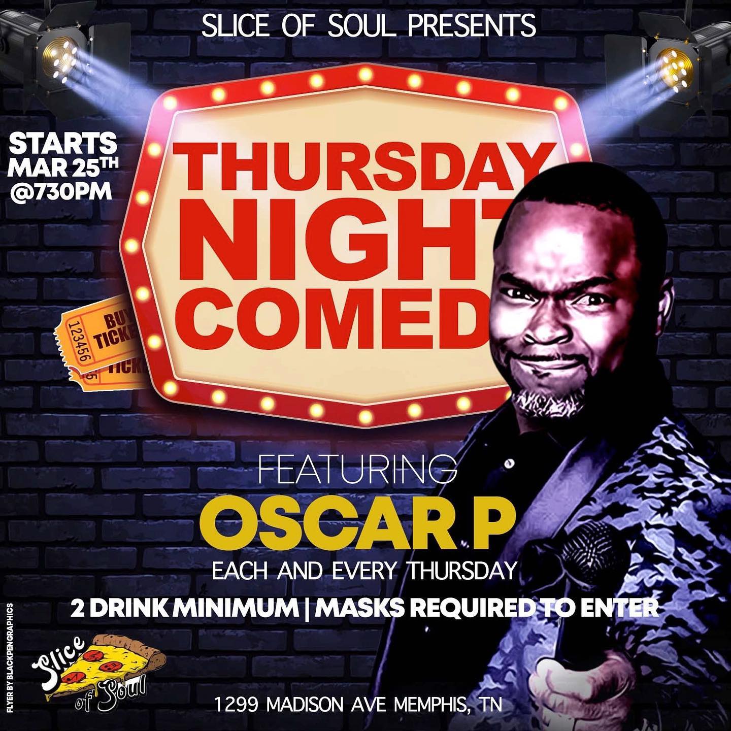 Comedian Oscar P Serves Up Live Performance in Memphis Every Thursday Night