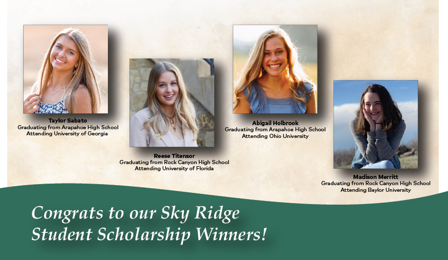 Sky Ridge Medical Center Announces Student Scholarship Award Winners