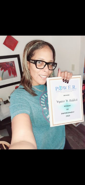 Wynter W. Riddick Honored as a Woman of the Month for May 2021 by P.O.W.E.R.-Professional Organization of Women of Excellence Recognized