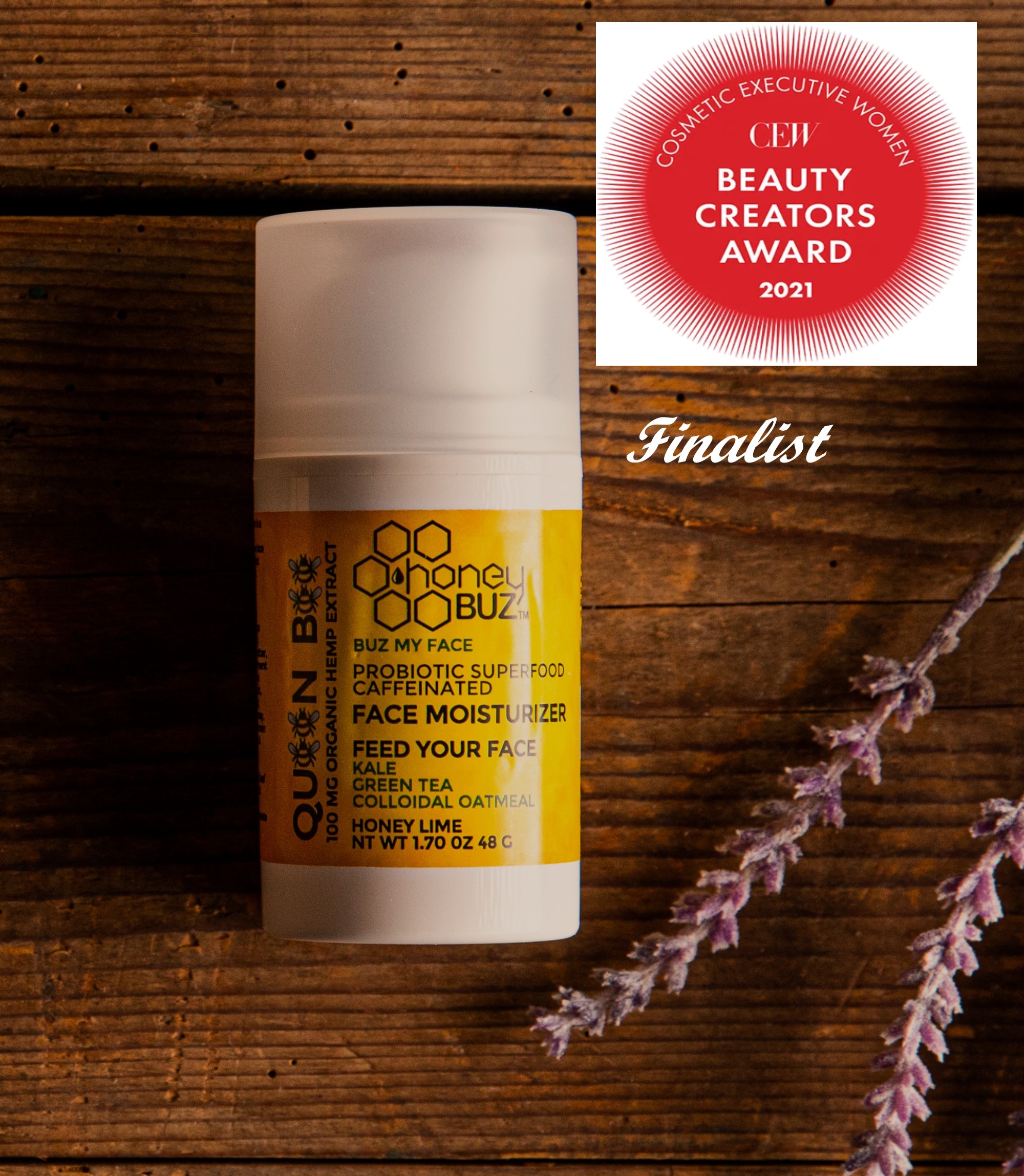 Honey Buz Queen Bee is a Finalist in the CEW Beauty Creators Awards