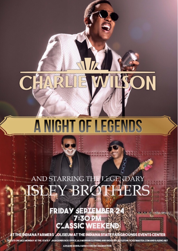 Multi-Award Winning Icons "Charlie Wilson" and "The Isley Brothers" Live in Concert