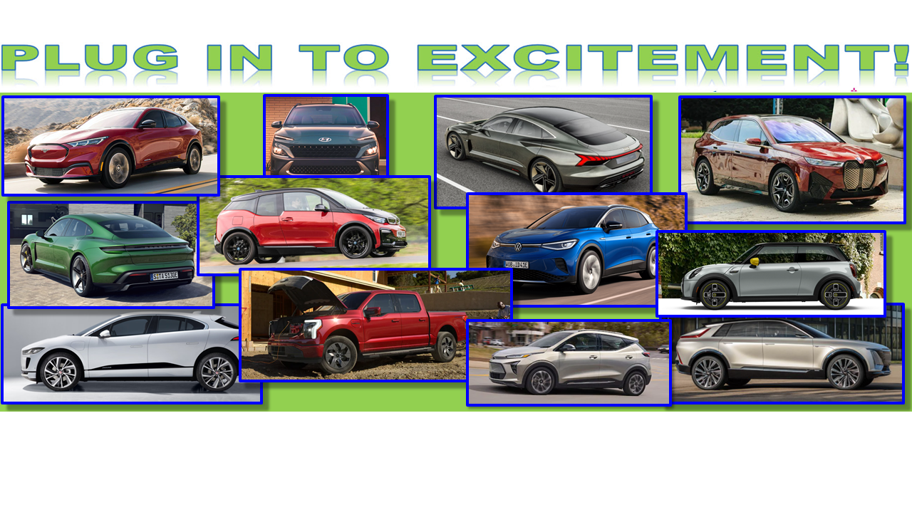 National Drive Electric Week, Huntington Beach, by Plug In To Excitement, Saturday October 9, 2021, 10 AM to 4 PM