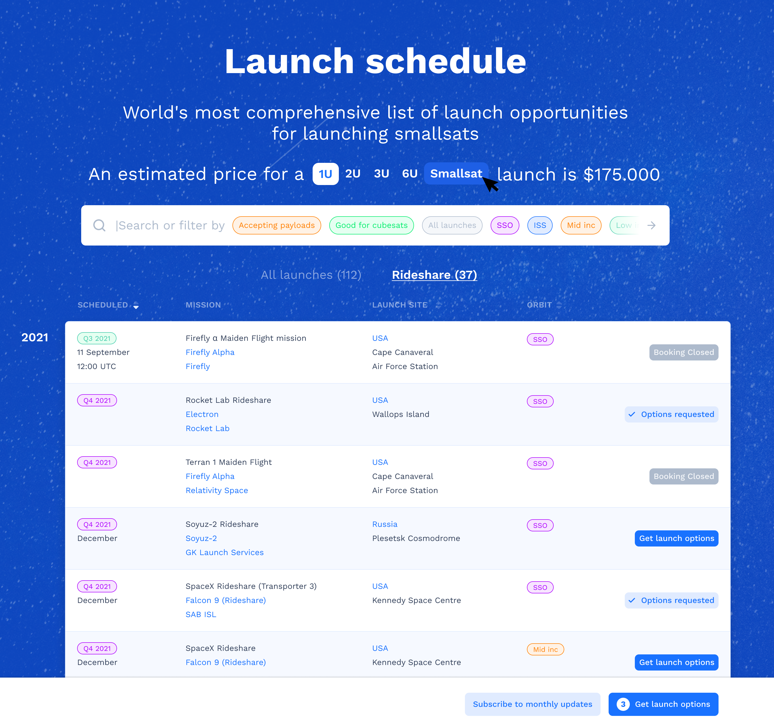 The Wait is Over: Precious Payload Launches Booking Tool for Space