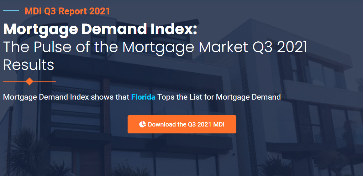 TovoData Mortgage Demand Index Identifies the Most & Least Active Purchase and Refinance Activity by State