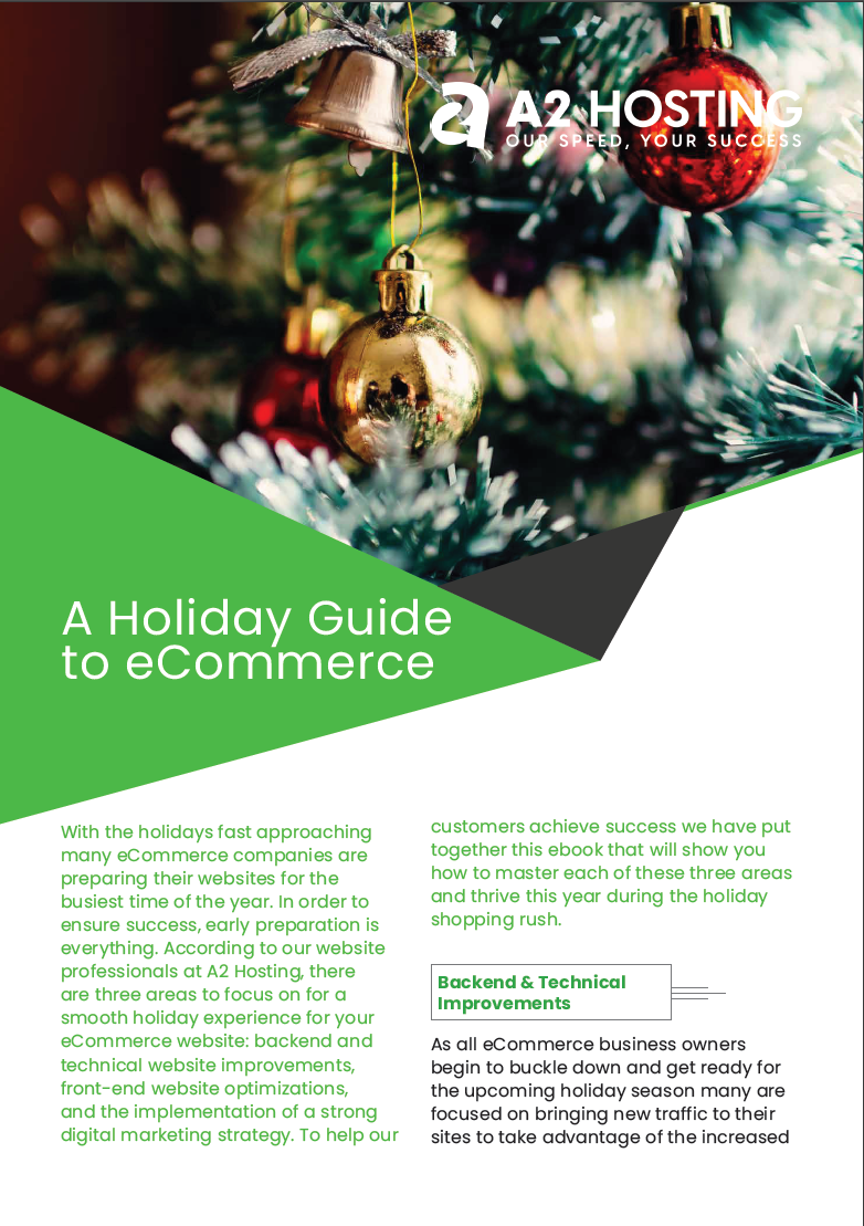 Win 2021 Black Friday Website Preparations with A2 Hosting’s Free eCommerce eBook