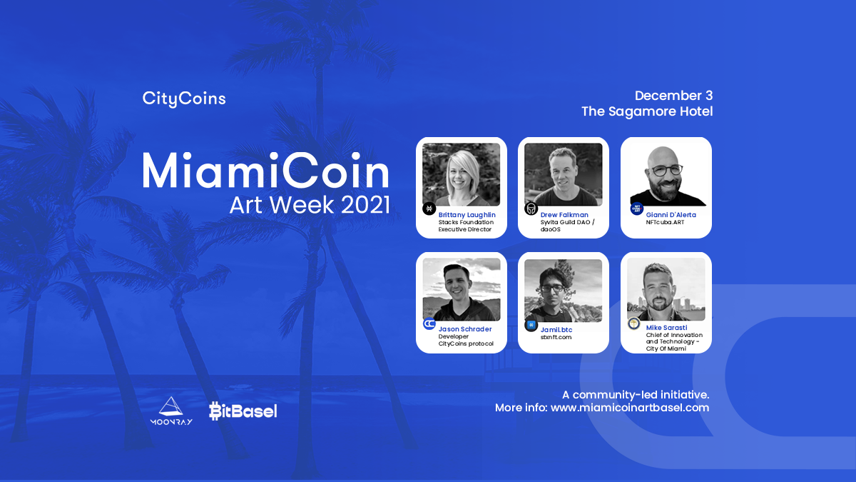 “Can NFTs Empower Communities”: MiamiCoin Invites All to Speaker Panel Series During Miami Art Week