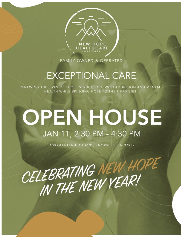 New Hope Healthcare Institute Kicks Off an Open House for the Knoxville Community to Raise Awareness Around Addiction and Mental Health Issues