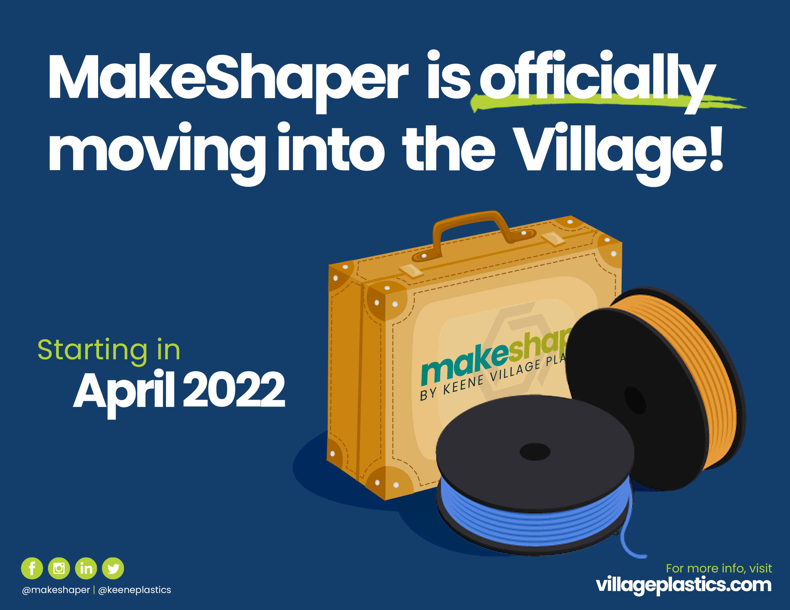 MakeShaper is Officially Moving Into the Village