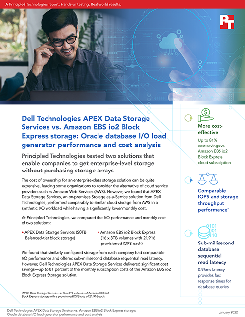 Principled Technologies Releases Study Comparing Two Enterprise-Level Storage Solutions