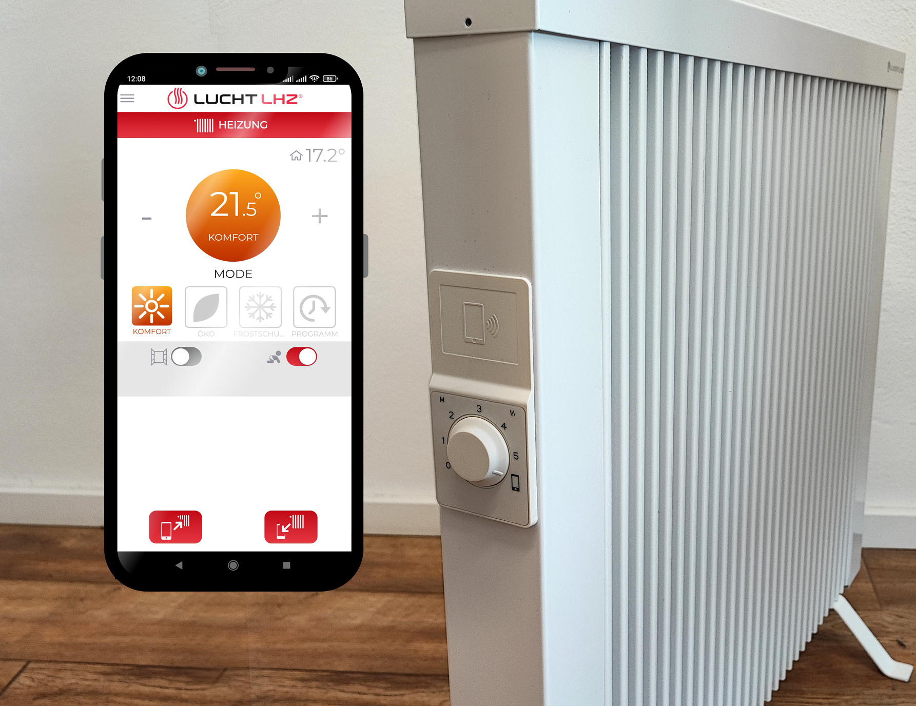 Touch&Heat Field Tests NFC Electric Radiators for EU Market