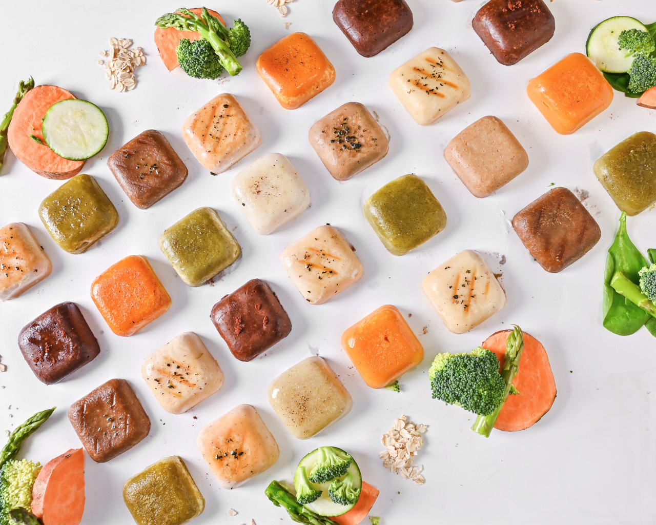 SQUAREAT an Innovative Food Concept, Meals in Squares for People of Any Age Who Are Seeking a Healthy Lifestyle