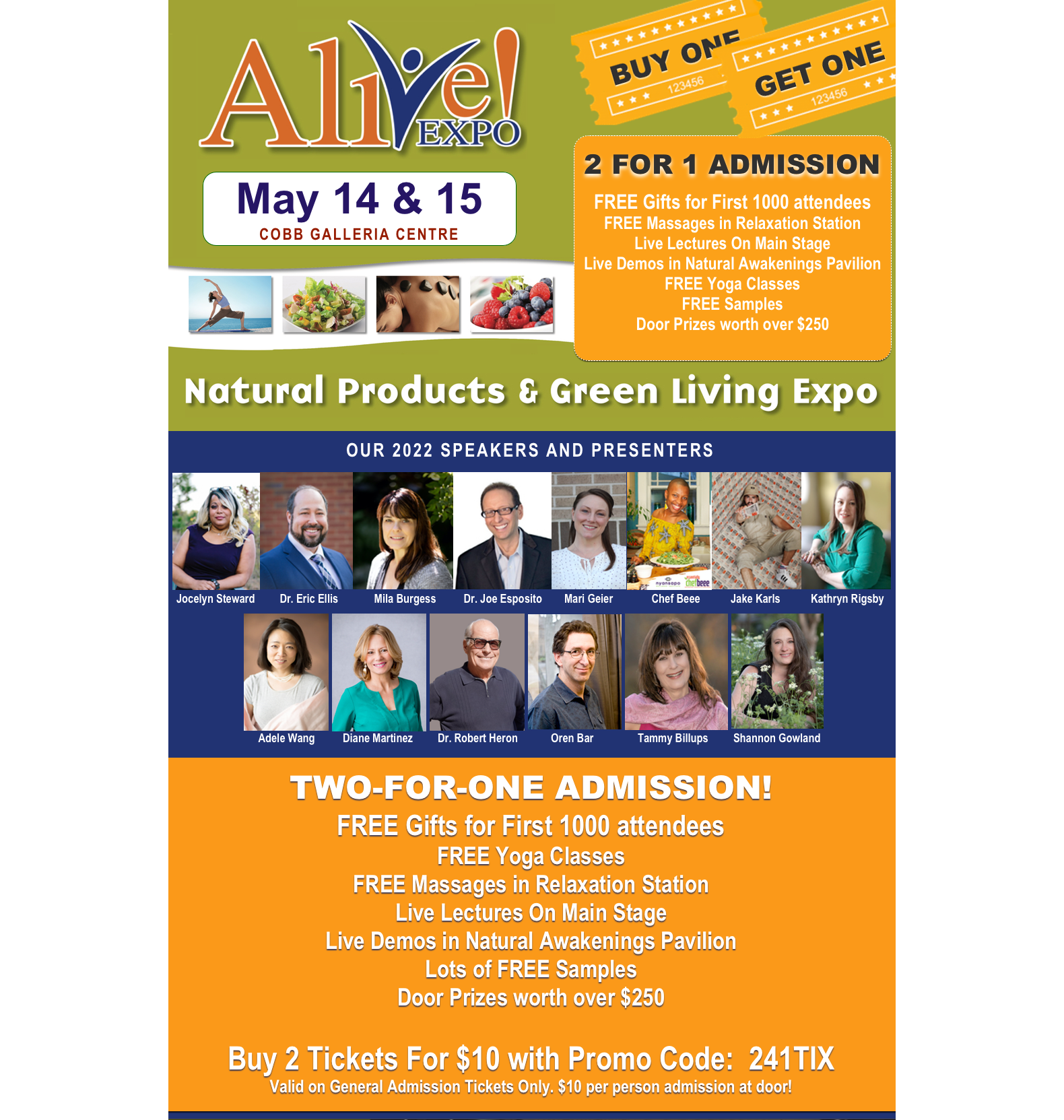 17th Annual Alive! Expo, Atlanta, May 14 & 15