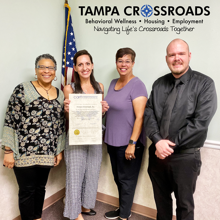 Tampa Crossroads Earns Esteemed CARF Accreditation