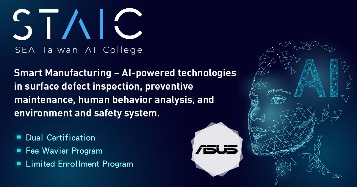 Preparing to Meet Industry 5.0 Head-on: Sign-up Beginning for ASUS's “AI Talent Training Program” Online Classes