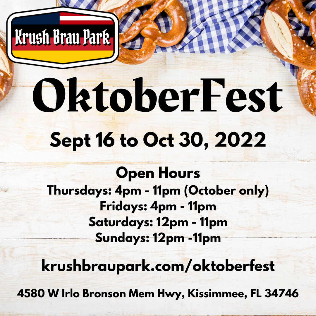 Prost! Krush Brau Park’s Oktoberfest is Back