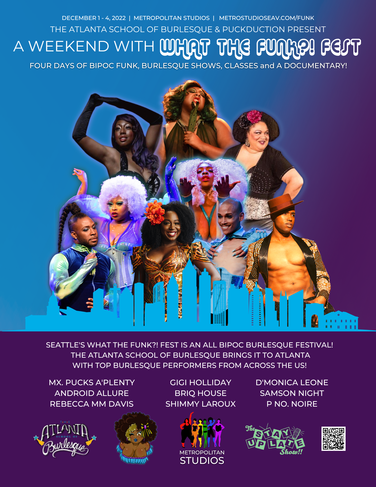 What the Funk?!; an All BIPOC Burlesque Festival Weekender Travels to Atlanta for a Weekend Celebrating Funk This December
