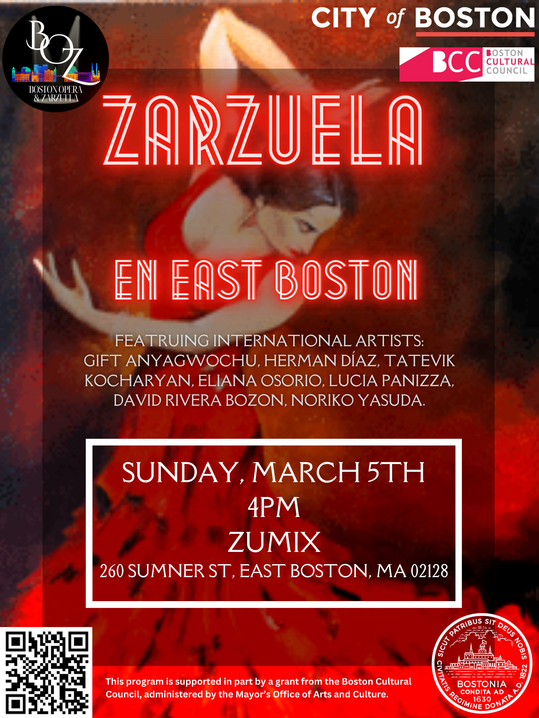 Hispanic Lyric Opera en East Boston - Zarzuela Performance