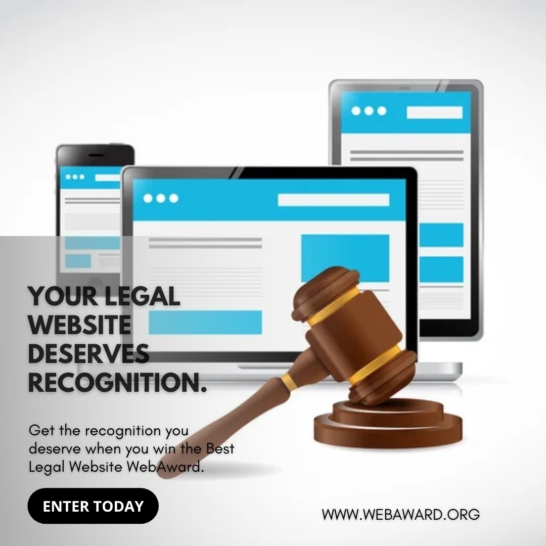 Best Legal Web Site to be Named by Web Marketing Association in 27th Annual WebAward Competition