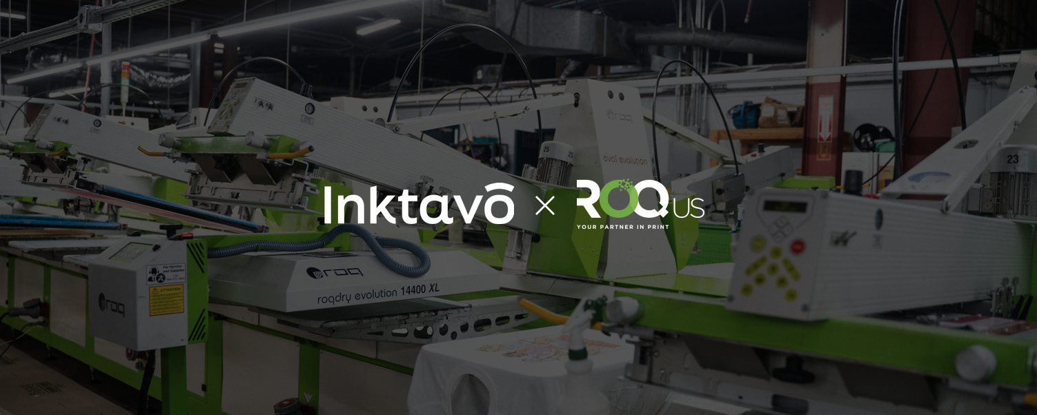 Inktavo and ROQ.US Announces Partnership to Advance the Apparel Decoration Industry