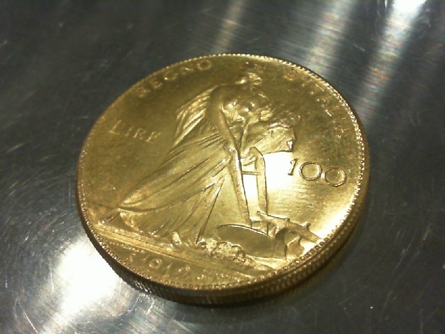 Smyrna Pawn Announced They Have a Gold Coin Vittorio Emanuele iii1912 in Their Inventory
