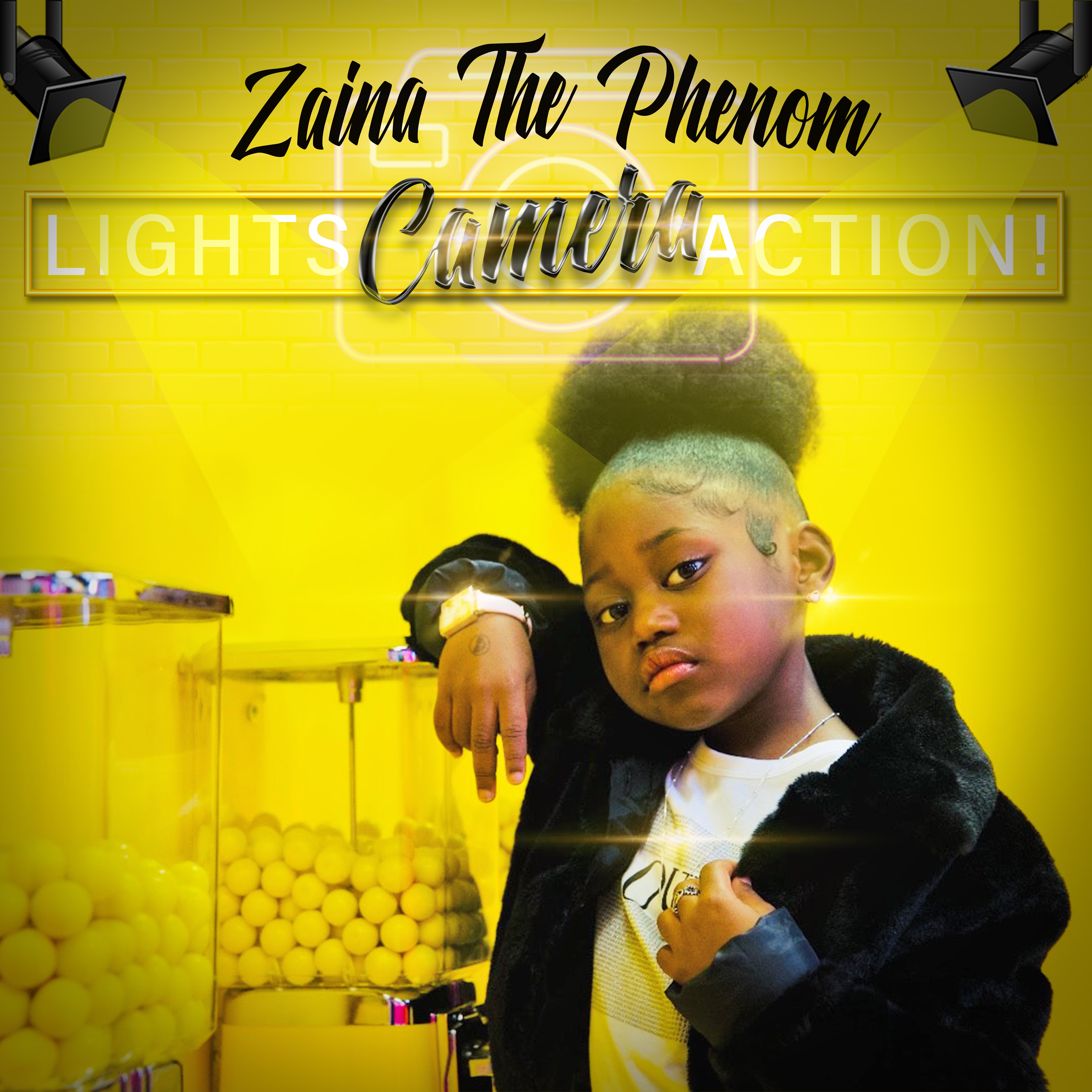 Zaina the Phenom Presents Her New Single, "Lights Camera Action"