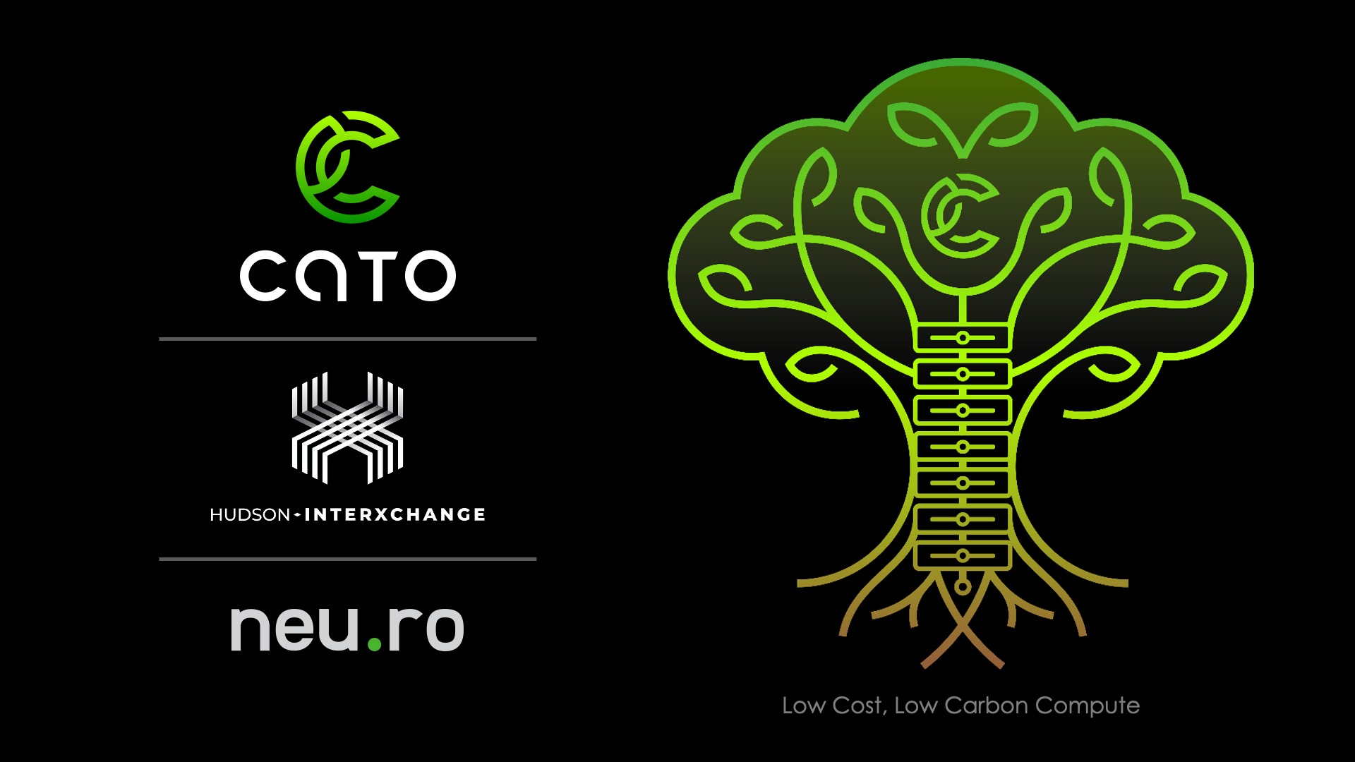 Cato Digital to Deploy Low Cost, Low Carbon Bare Metal at Hudson IX; Neu.ro to be First Partner Running MLOps/AI Platform Enabling Customized GPT-Like Services