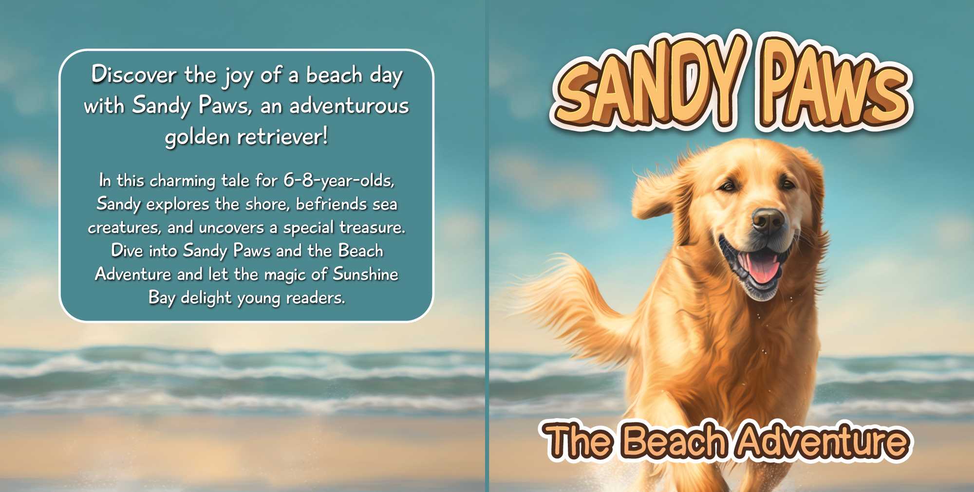 "Sandy Paws and the Beach Adventure" – A Heartwarming Children's Book Now Exclusively Available on Amazon